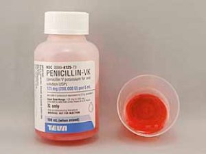 Rx Item-Penicillin Vk 125Mg/5Ml Suspension 100Ml By Teva Pharma