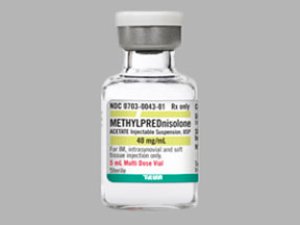 Rx Item-Methylprednisolone Acetate 40Mg/Ml Vial 5Ml By Teva Pharma