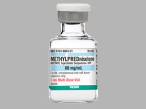 Rx Item-Methylprednisolone Acetate 80Mg/Ml Vial 5Ml By Teva Pharma