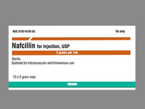 Rx Item-Nafcillin 10X2 GM Single Dose Vial  by Teva Pharma USA 