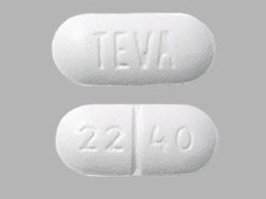 Rx Item-Cephalexin 500MG 100 Tab by Teva Pharma USA Gen Keftab Keflex