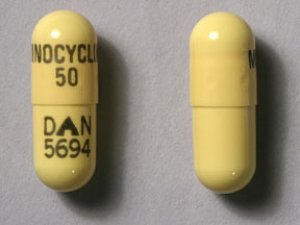 RX ITEM-Minocycline 50Mg Cap 100 By Actavis Pharma(Teva)