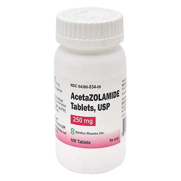 Acetazolamide 250mg Tab 100 by Strides Pharma