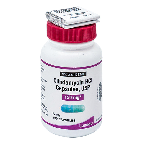 RX ITEM-Clindamycin Hcl Caps 150Mg Cap 100 By Lannett Pharma
