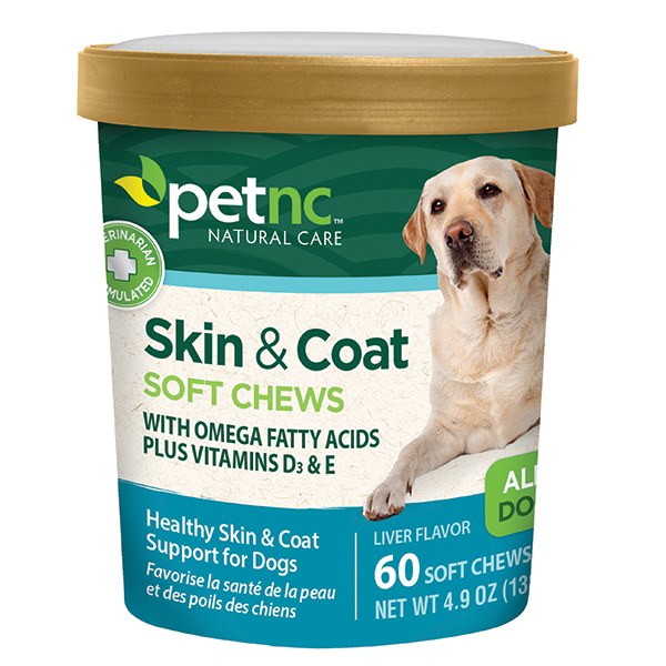 Dog Skin & Coat Soft Chews 60 Tab By 21st Century OTC(Vet)