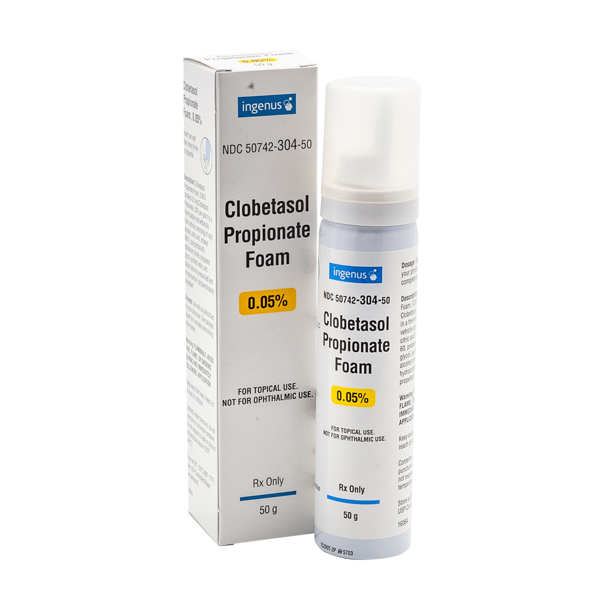 Rx Item-Clobetasol E 0.05% Foam 50Gm By Ingenius Pharma